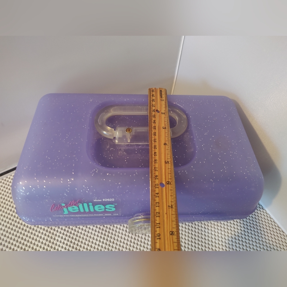 Caboodles Jellies Organizer Vanity Model 2622 Purple Glitter - Picture 6 of 6